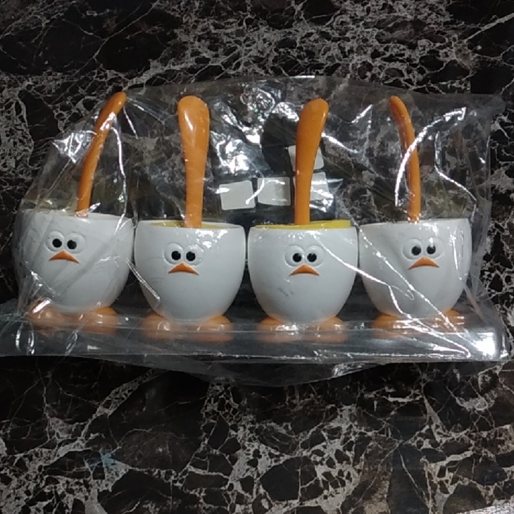 Soft Joie Egg Holder Set with Orange Accents